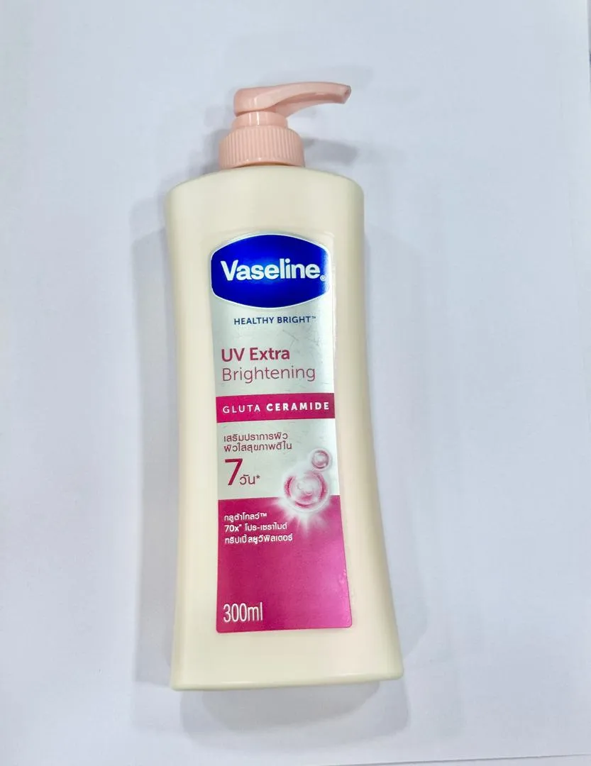 vaseline healthy bright uv extra brightening ( gluta ceramide ) lotion 300ml