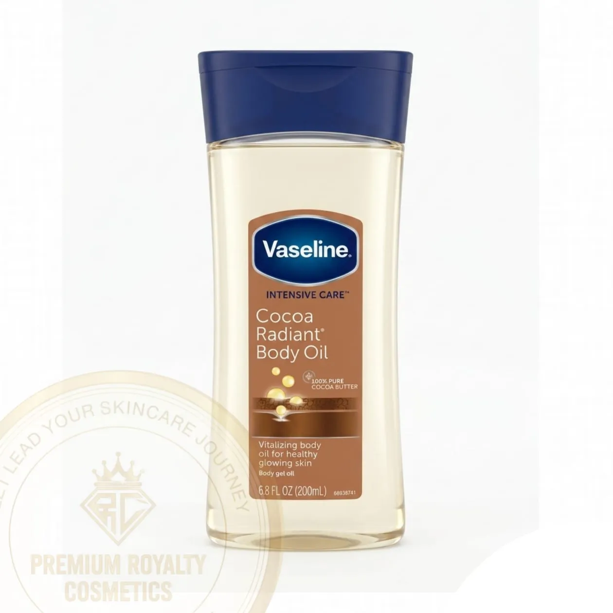 vaseline intensive care cocoa radiant body oil (uk) 200ml