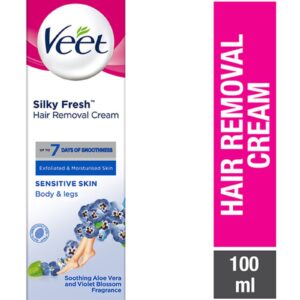 veet silky fresh hair removal cream for sensitive skin 100ml