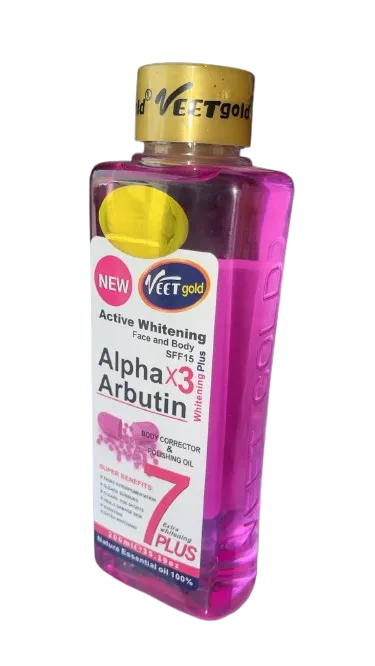 veetgold ( alpha arbutin ) x3 nature essential oil 200ml