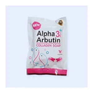 venut white alpha arbutin 3 plus+ collagen soap 80g