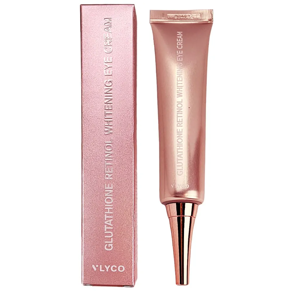 vlyco glutathione retinol whitening eye cream (40ml)