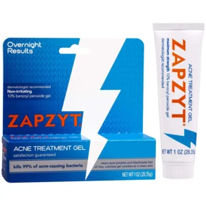 zapzyt acne treatment gel 10% benzoyl peroxide gel 28.35g
