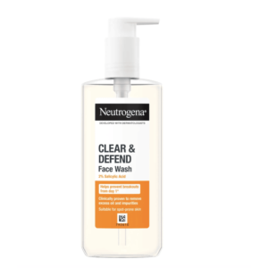 NEUTROGENA CLEAR & DEFEND FACIAL WASH 2% SALICYLIC ACID 200ml