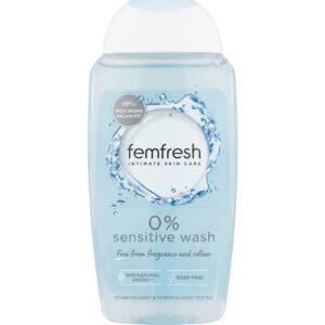 FEMFRESH 0% SENSITIVE WASH 250ml