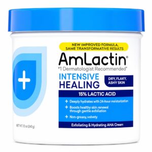 AMLACTIN [ INTENSIVE HEALING ]-15% LACTIC ACID | Exfoliating & Hydrating AHA Cream ( 340g )