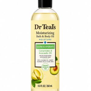 DR TEAL'S ( GLOW + HYDRATE CERAMIDE & AVOCADO BODY OIL ) 260mL