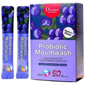 DISAAR PROBIOTIC MOUTH WASH BLUEBERRY FLAVOR (20PCS) 10ML