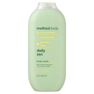 METHOD BODY CUCUMBER, SEAWEED GREEN TEA DAILY ZEN BODY WASH 532ML