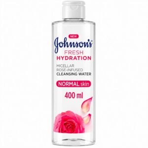 JOHNSON'S FRESH HYDRATION MICELLAR ROSE - INFUSED WATER CLEANSING 400ml