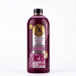 S&K DUCHESS GLOW ( LUMINOUS GLOW ) SUPER L-GLUTATHIONE SHOWER GEL 1000mL-Brightening & Radiance Boost Body Wash