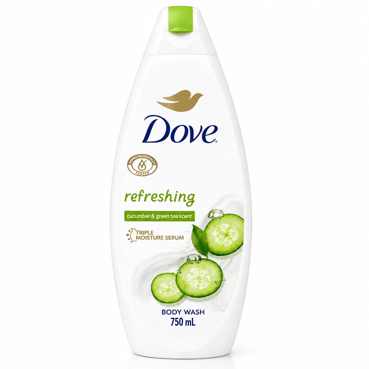 DOVE CUCUMBER & GREEN TEA SCENT BODY WASH 750ML