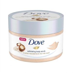 DOVE EXFOLIATING BODY POLISH 225ml -DEEP NOURISHMENT & GENTEL SKIN EXFOLIATOR