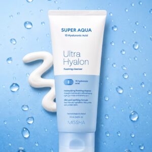 MISSHA SUPER AQUA 10 HYALURONIC ACIDULTRA HYALRON ( FOAMING CLEANSER ) 200mL