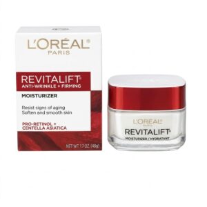 L'OREAL PARIS [ REVITALIFT ANTI-WRINKLE + FIRMING MOISTURIZER ] Pro-Retinol + Centella Asiatica 1.7 OZ. ( 48g )