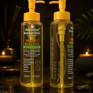 ADVANCED KOREAN SKIN [ FAIREST BODY OIL ] 280ML – Lightening & Glow Enhancing Moisturizing Body Oil