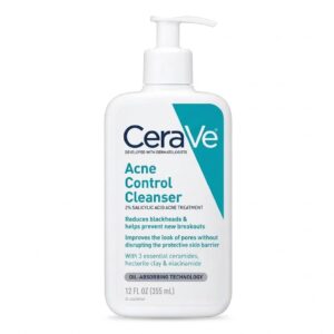 CERAVE [ ACNE CONTROL CLEANSER ] - OIL ABSORBING TECHNOLOGY 12fl.oz 355mL (02/2027)
