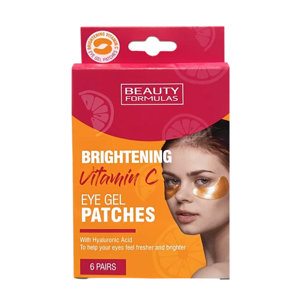 BEAUTY FORMULAS BRIGHTENING VITAMIN C EYE GEL PATCHES 6 PAIRS