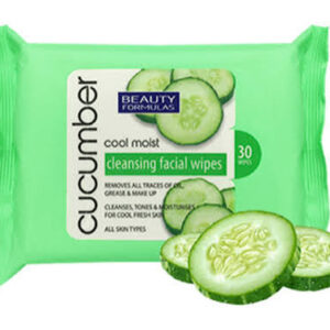 BEAUTY FORMULAS ( CUCUMBER COOL MIST ) FACIAL WIPES