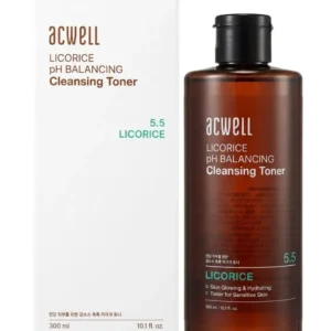 ACWELL [ LICORICE pH BALANCING CLEANSING TONER ] 5.5 Licorice - ( 300mL ) -BRIGHTENING & HYDRATING KOREAN TONER
