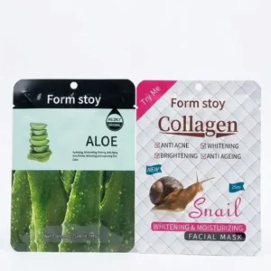 FORM STOY FACIAL SHEET MASKS ( COLLAGEN & ALOE ) 25mL