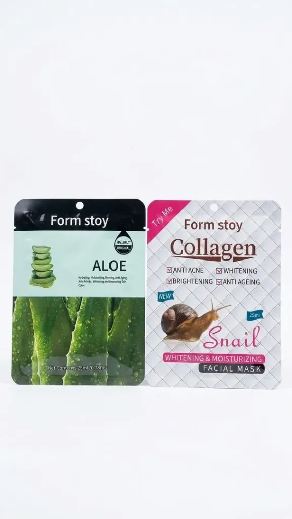FORM STOY FACIAL SHEET MASKS ( COLLAGEN & ALOE ) 25mL