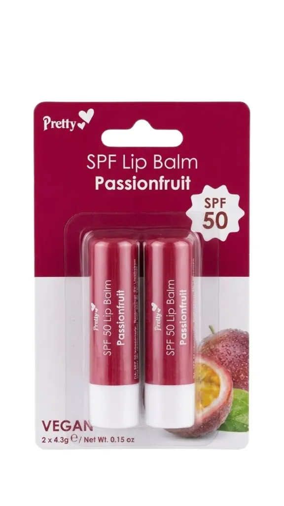 PRETTY PASSION FRIUT MOISTURISING LIP BALM 4.3g
